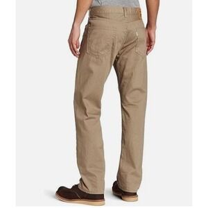 Levi's 505 Regular Fit Straight Leg Khaki Jeans Pants Mens 33x30 #005050718